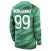 Original Fußballtrikot Paris Saint-Germain 2023-24 Donnarumma 99 Torwart Heimtrikot Langarm Für Herren